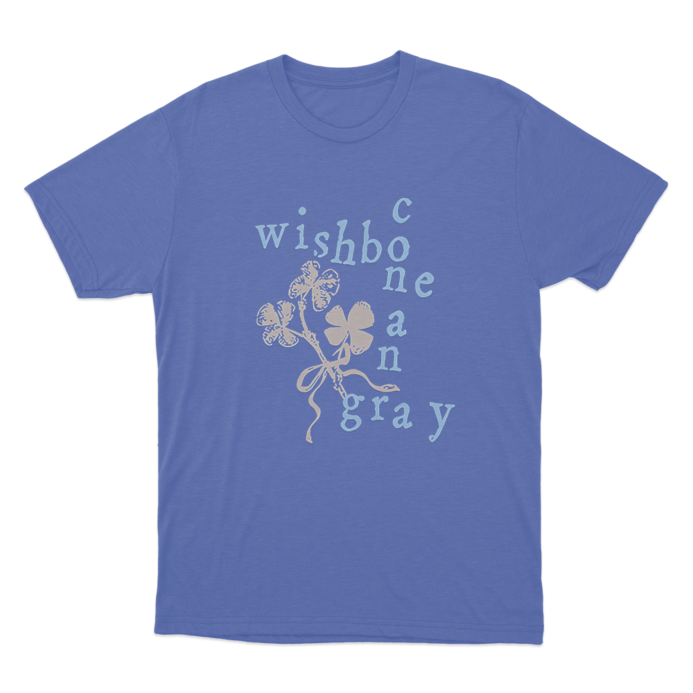 Clovers Crossword Unisex T Shirt Blue Clovers Crossword Unisex T Shirt Blue