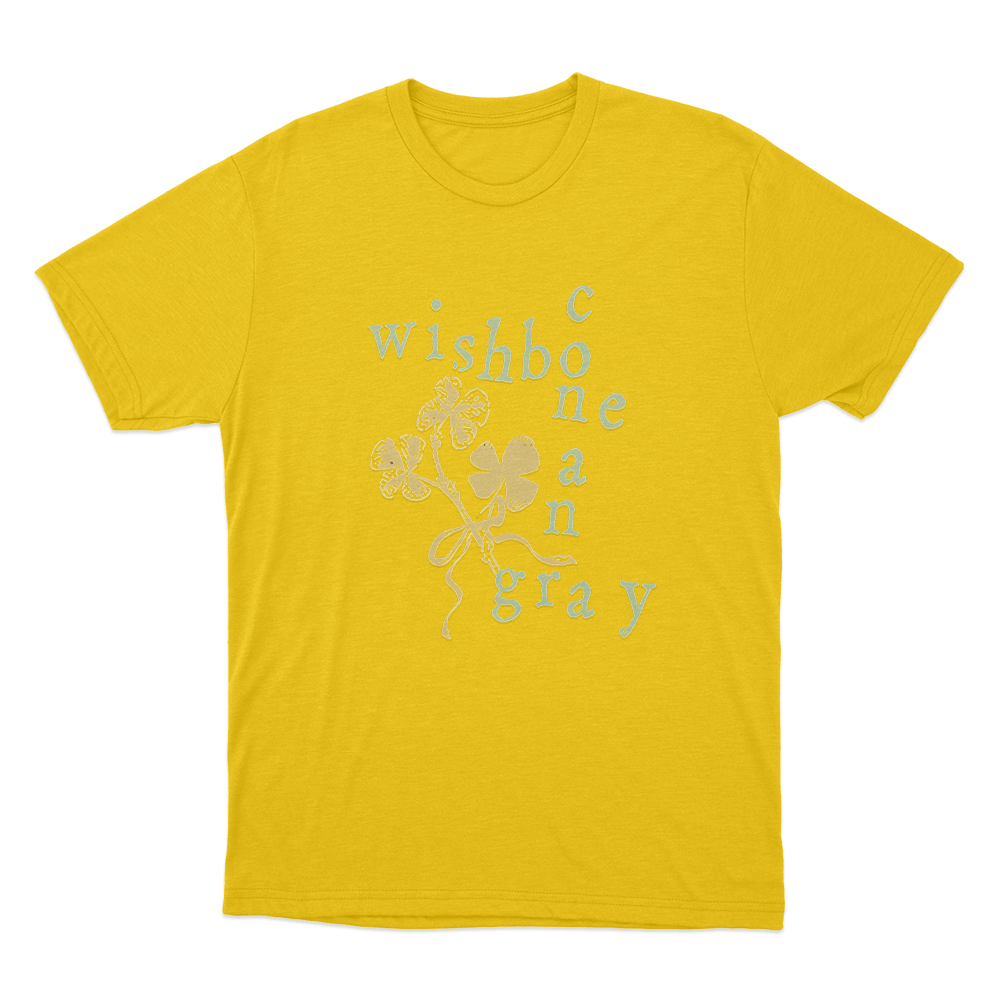Clovers Crossword Unisex T Shirt Yellow Clovers Crossword Unisex T Shirt Yellow